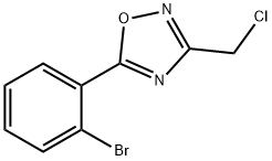 5-(2-BROMOPHENYL)-3-(CHLOROMETHYL)-1,2,4-OXADIAZOLE Struktur