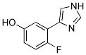 4-FLUORO-3-(1H-IMIDAZOL-4-YL)-PHENOL Struktur