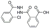 2-[N'-(2-CHLORO-BENZOYL)-HYDRAZINOCARBONYL]-BENZOIC ACID Struktur