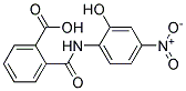 N-(2-HYDROXY-4-NITRO-PHENYL)-PHTHALAMIC ACID Struktur