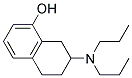 (+/-)-8-HYDROXY-2-DIPROPYL-AMINOTETRALIN Struktur