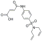 3-(4-DIALLYLSULFAMOYL-PHENYLCARBAMOYL)-ACRYLIC ACID Struktur