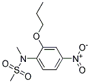 N-METHYL-N-(4-NITRO-2-PROPOXY-PHENYL)-METHANESULFONAMIDE Struktur