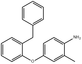 4-(2-BENZYLPHENOXY)-2-METHYLANILINE Struktur