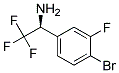 (S)-1-(4-BROMO-3-FLUORO-PHENYL)-2,2,2-TRIFLUORO-ETHYLAMINE Struktur