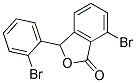 7-BROMO-3-(2-BROMOPHENYL)ISOBENZOFURAN-1(3H)-ONE Struktur