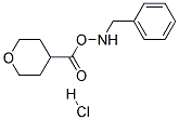 4-BENZYLAMINO-TETRAHYDRO-PYRAN-4-CARBOXYLIC ACID HYDROCHLORIDE Struktur