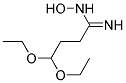 4,4-DIETHOXY-N-HYDROXY-BUTYRAMIDINE Struktur