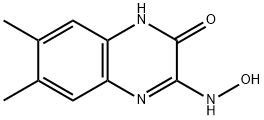 6,7-DIMETHYL-1,4-DIHYDRO-2,3-QUINOXALINEDIONE 2-OXIME Struktur