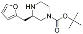 (R)-3-FURAN-2-YLMETHYL-PIPERAZINE-1-CARBOXYLIC ACID TERT-BUTYL ESTER Struktur