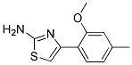 4-(2-METHOXY-4-METHYL-PHENYL)-THIAZOL-2-YLAMINE Struktur