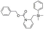 N-BENZYLOXYCARBONYL-2-(PHENYLDIMETHYL-SILYLMETHYL)-1,2-DIHYDROPYRIDINE Struktur