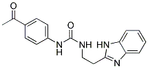 N-(4-ACETYLPHENYL)-N'-[2-(1H-BENZIMIDAZOL-2-YL)ETHYL]UREA Struktur