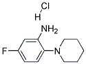 5-FLUORO-2-PIPERIDIN-1-YLANILINE HYDROCHLORIDE Struktur