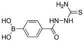 4-(2-CARBAMOTHIOYLHYDRAZINECARBONYL)PHENYLBORONIC ACID Struktur