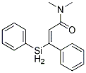 N,N-DIMETHYL-3-PHENYL-3-PHENYLSELANYL ACRYLAMIDE Struktur