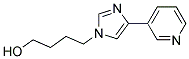 4-(4-PYRIDIN-3-YL-IMIDAZOL-1-YL)-BUTAN-1-OL Struktur