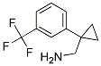 C-[1-(3-TRIFLUOROMETHYL-PHENYL)-CYCLOPROPYL]-METHYLAMINE Struktur