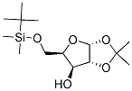 5-O-(TERT-BUTYLDIMETHYLSILYL)-1,2-O-ISOPROPYLIDENE-ALPHA-D-XYLOFURANOSE Struktur