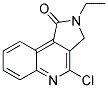 4-CHLORO-2-ETHYL-2,3-DIHYDRO-PYRROLO[3,4-C]QUINOLIN-1-ONE Struktur