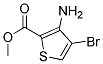 METHYL 3-AMINO-4-BROMOTHIOPHENE-2-CARBOXYLATE Struktur