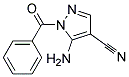 5-AMINO-1-BENZOYL-1H-PYRAZOLE-4-CARBONITRILE Struktur