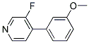 3-FLUORO-4-(3-METHOXYPHENYL)PYRIDINE Struktur