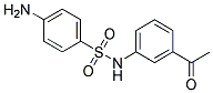 N-(3-ACETYL-PHENYL)-4-AMINO-BENZENESULFONAMIDE Struktur