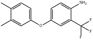 4-(3,4-DIMETHYLPHENOXY)-2-(TRIFLUOROMETHYL)ANILINE Struktur