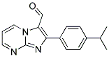 IMIDAZO[1,2-A]PYRIMIDINE-3-CARBOXALDEHYDE, 2-[4-(1-METHYLETHYL)PHENYL]- Struktur