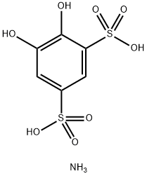 4,5-DIHYDROXY-1,3-BENZENEDISULFONIC ACID TETRAAMMONIUM SALT Struktur