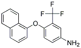 4-(1-NAPHTHYLOXY)-3-(TRIFLUOROMETHYL)ANILINE Struktur