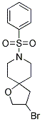 3-BROMO-8-(PHENYLSULFONYL)-1-OXA-8-AZASPIRO[4.5]DECANE Struktur