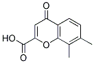 7,8-DIMETHYL-4-OXO-4H-CHROMENE-2-CARBOXYLIC ACID Struktur