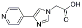 (4-PYRIDIN-4-YL-IMIDAZOL-1-YL)-ACETIC ACID Struktur