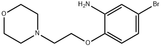 5-BROMO-2-[2-(4-MORPHOLINYL)ETHOXY]ANILINE Struktur