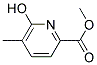 6-HYDROXY-5-METHYL-PYRIDINE-2-CARBOXYLIC ACID METHYL ESTER Struktur