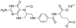 (6S)-CALCIUM FOLINATE Struktur