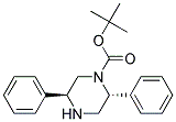 (2R,5S)-2,5-DIPHENYL-PIPERAZINE-1-CARBOXYLIC ACID TERT-BUTYL ESTER Struktur