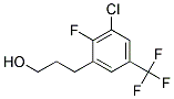 3-(3-CHLORO-2-FLUORO-5-TRIFLUOROMETHYL-PHENYL)-PROPAN-1-OL Struktur