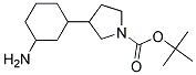 TERT-BUTYL 3-(3-AMINOCYCLOHEXYL)PYRROLIDINE-1-CARBOXYLATE Struktur