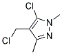 5-CHLORO-4-(CHLOROMETHYL)-1,3-DIMETHYL-1H-PYRAZOLE Struktur