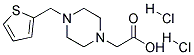 (4-THIOPHEN-2-YLMETHYL-PIPERAZIN-1-YL)-ACETIC ACID DIHYDROCHLORIDE Struktur