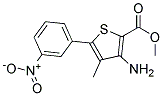 METHYL 3-AMINO-4-METHYL-5-(3-NITROPHENYL)THIOPHENE-2-CARBOXYLATE Struktur