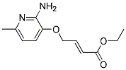 4-(2-AMINO-6-METHYL-PYRIDIN-3-YLOXY)-BUT-2-ENOIC ACID ETHYL ESTER Struktur