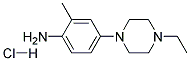 4-(4-ETHYLPIPERAZIN-1-YL)-2-METHYLANILINE HYDROCHLORIDE Struktur