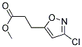 3-(3-CHLORO-ISOXAZOL-5-YL)-PROPIONIC ACID METHYL ESTER Struktur