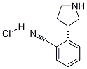 (S)-2-(PYRROLIDIN-3-YL)BENZONITRILE HYDROCHLORIDE Struktur