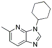 3-CYCLOHEXYL-5-METHYL-3H-IMIDAZO[4,5-B]PYRIDINE Struktur