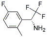 (R)-2,2,2-TRIFLUORO-1-(5-FLUORO-2-METHYL-PHENYL)-ETHYLAMINE Struktur